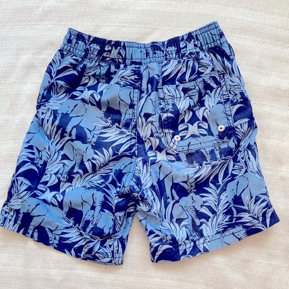Boys Janie & jack swim trunks, adorable elephant print 🐘, adjustable waist - Picture 5 of 5